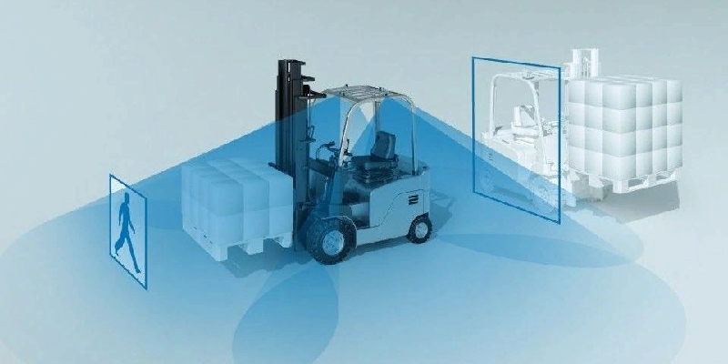 беспилотный вилочный погрузчик